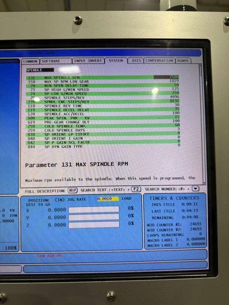 Haas VF-4B CNC Vertical Machining Center – 4th &amp; 5th Axis Ready Mill