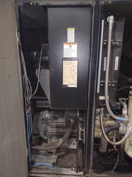 100 HP INGERSOLL-RAND MODEL RS75i-A125 ROTARY SCREW AIR COMPRESSOR W/ AIR DRYER: YOBRO #25976