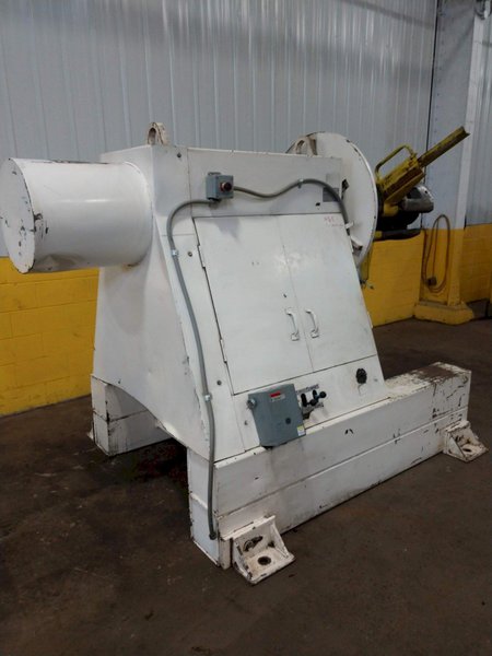 20,000 LB 10 TON X 36&quot; IOWA PRECISION MODEL #UCR20-36 MOTORIZED UNCOILER COIL REEL STOCK #3187