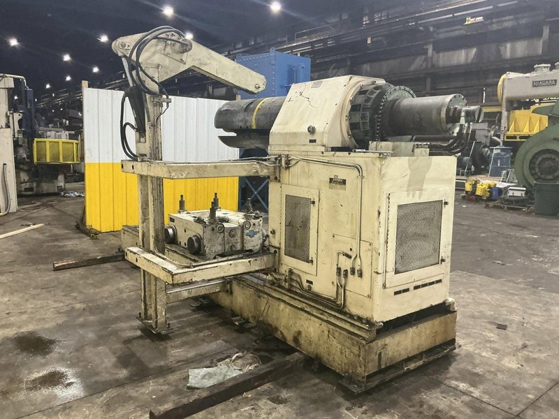 20,000 LB X 36" LITTELL MODEL #S200-36 UNCOILER COIL REEL &amp; CAR: YOBRO #25251