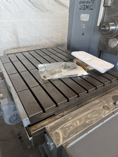 4" DEVLIEG 4K-60 SPIRAMATIC HORIZONTAL BORING MILL. STOCK # 0220126