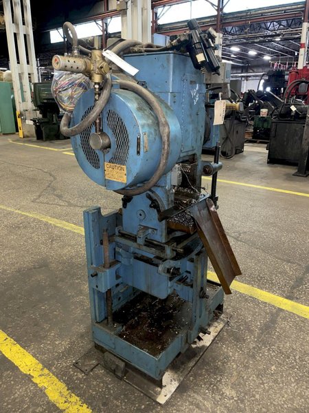 18 TON TISHKEN MODEL #COT6A4 6-WAY ADJUSTABLE CUTOFF PRESS: STOCK #15341