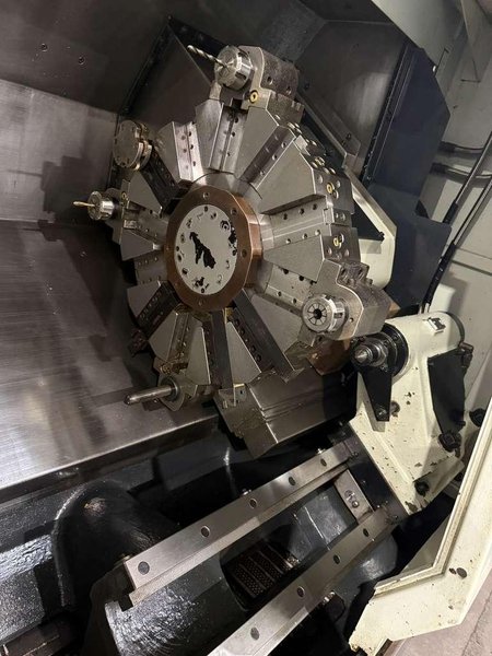 Takisawa NEX-108 CNC Turning Center – 8″ Chuck, Tool Presetter, Tailstock Lathe