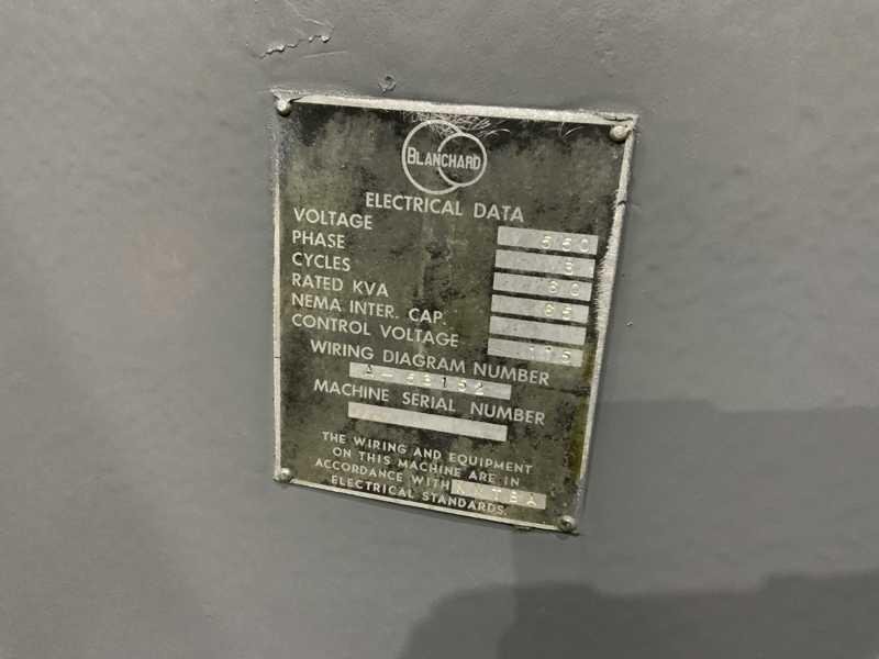 Blanchard #22 - 42 Vertical Spindle Rotary Surface Grinder For Sale