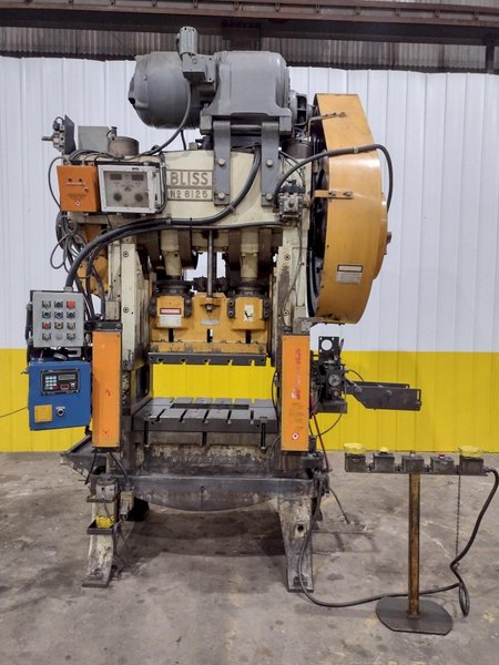 100 TON BLISS MODEL 6125 SSDC STAMPING PUNCH PRESS: STOCK #20265