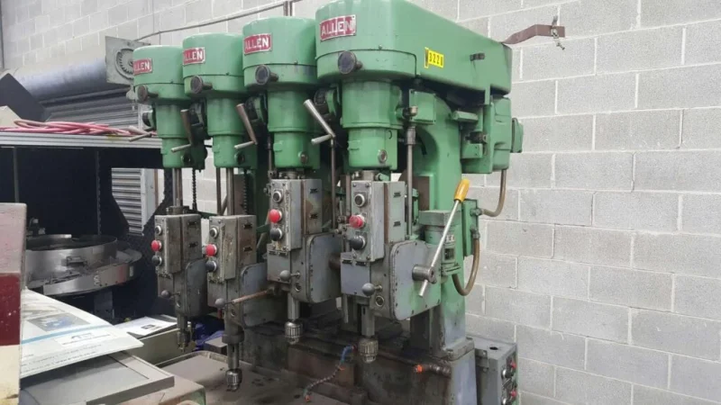 56" x 21" Allen 4 Station Drill Press