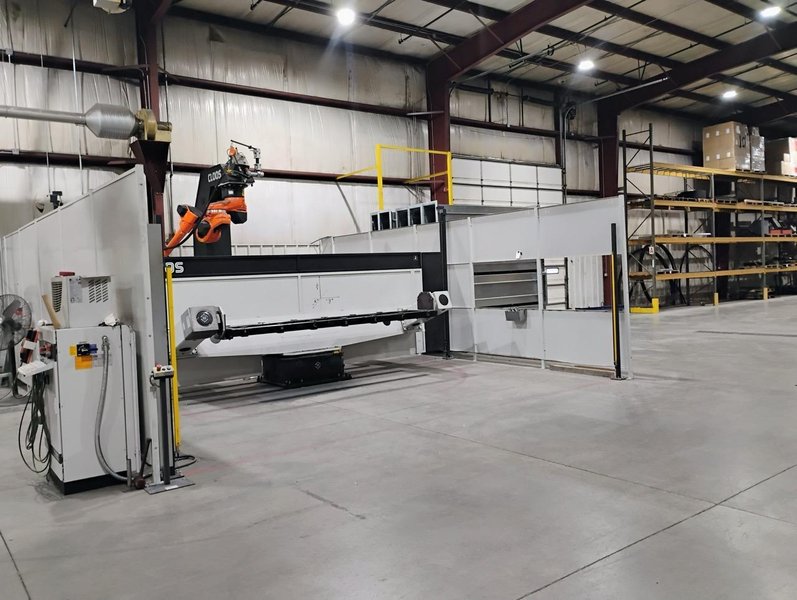 Cloos CS-30 Robotic Welding Cell, 2023 – 450a Qineo pulse Power Source, 7 Axis QIROX® QRC-410e Robot