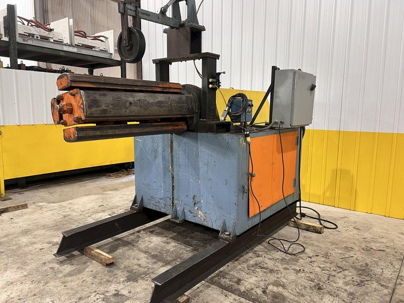 20,000 LBS X 46&quot; ROWE MOTORIZED COIL REEL UNCOILER: STOCK #21269