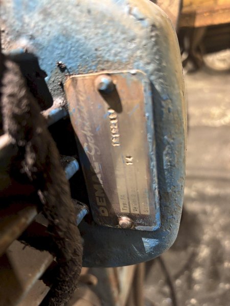 10 TON X 55' DEMAG SINGLE GIRDER TOP RUNNING BRIDGE CRANE. STOCK # 0113726