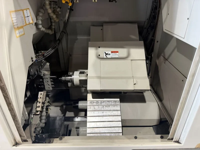 USED NOMURA .787" X 7.87" AUTOMATIC SWISS TYPE CNC LATHE MODEL NN-20UBB