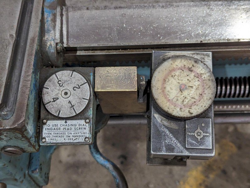 17&quot; x 54&quot; LEBLOND MODEL #3D REGAL ENGINE LATHE, 1.75&quot; HOLE: STOCK #20405