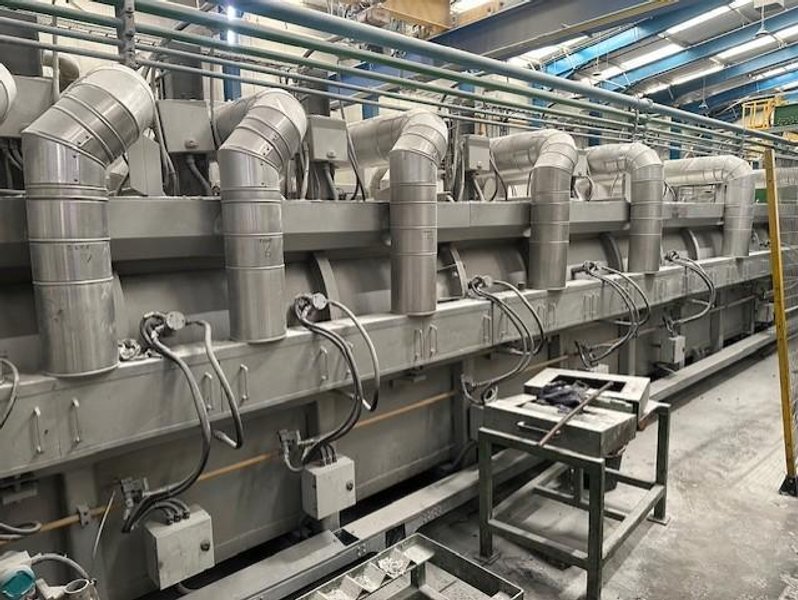 1250 MT PRESEZZI BRASS ROD OIL HYDRAULIC EXTRUSION PRESS  LINE W/ OCN HANDLING SYSTEM  Stock # 14498