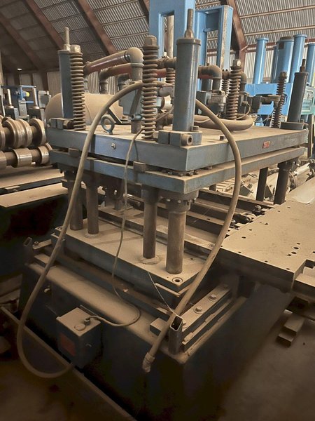 16 STAND X 3" BRADBURY ROLLFORMER, TOOLED FOR 24" WIDE RIBBED &amp; FLAT GARAGE DOOR PANELS: STOCK #22680