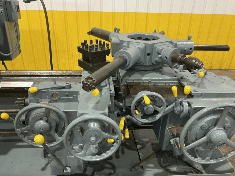 2A WARNER &amp; SWASEY MODEL #M-3470 CROSS SLIDING TURRET LATHE: YOBRO #25009