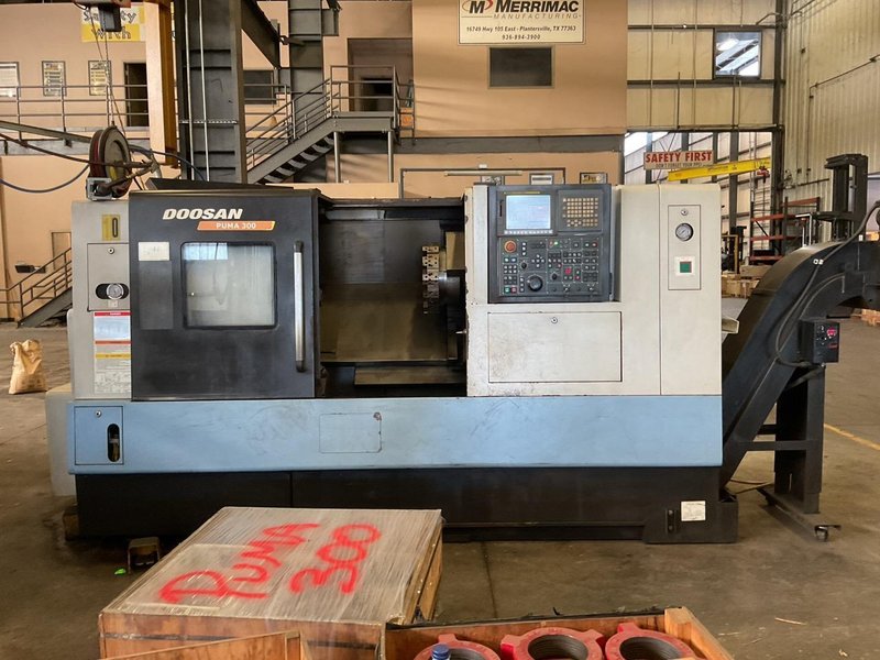 Doosan Puma 300c CNC Lathe, 15″ Chuck, 2012