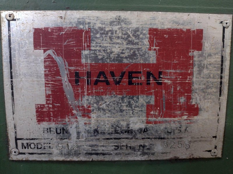 3″ X .120″ HAVEN MODEL #912 DOUBLE END TUBE CHAMFERING MACHINE: STOCK #15806