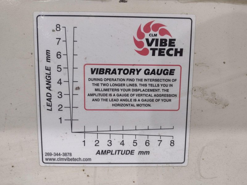 17 CUBIC FOOT VIBE TECH MODEL #VTHT-2472 TUB STYLE VIBRATORY FINISHER : YOBRO #25354