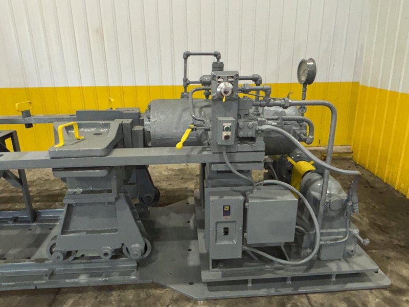 200 TON WATSON-STILLMAN HORIZONAL HYDRAULIC WHEEL PRESS: STOCK #17204