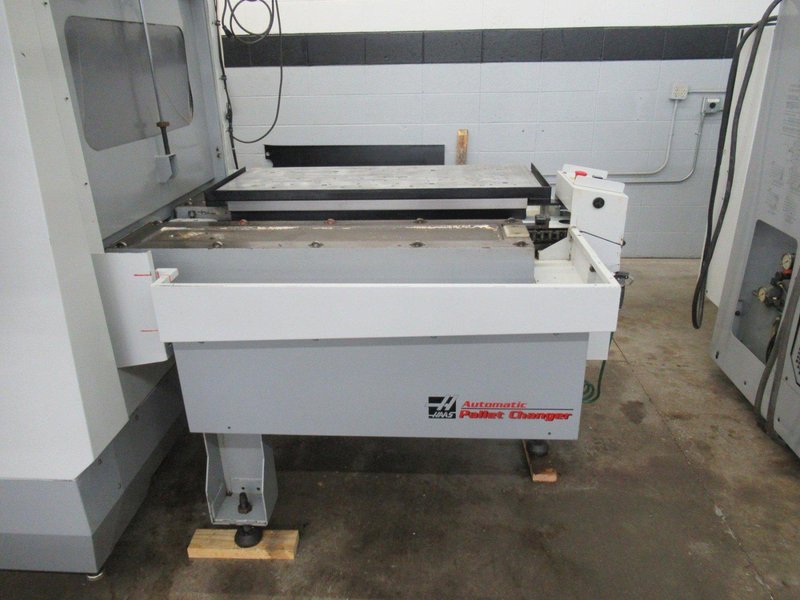 Haas VF-4SS APC CNC Vertical Machining Center, Automatic Pallet Changer, 4th Axis, Probing, TS Coolant, 40-ATC