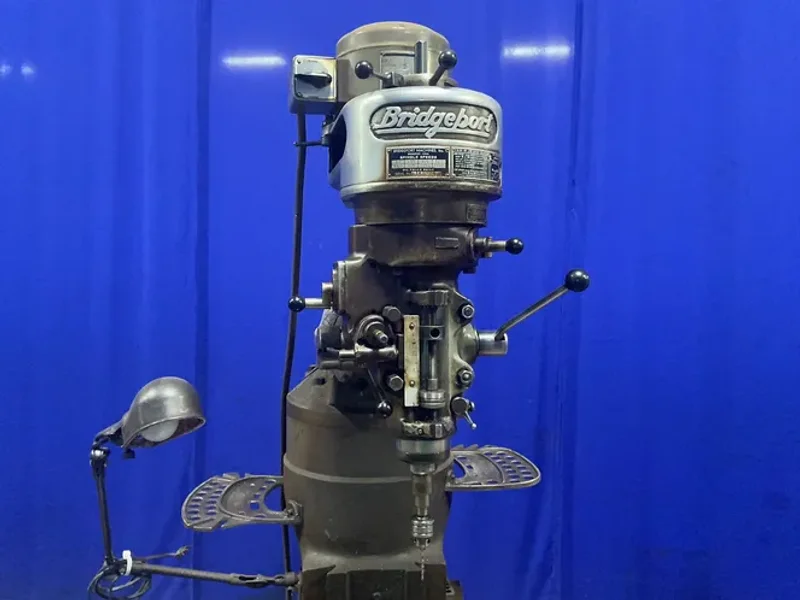 Bridgeport 9” X 43” Vertical Mill W/  Tooling - 106133