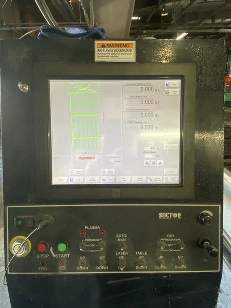 8’x22′ Hornet ProStar Plasma Table CNC Hypertherm HPR260XD, 2013 – Water Table