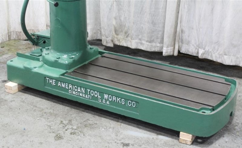 4&#039; X 9&#039; AMERICAN HOLE WIZARD RADIAL ARM DRILL: STOCK #62917