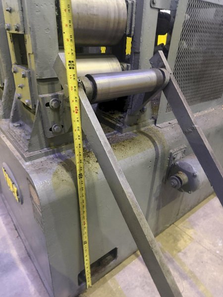 8" WIDE YODER 4-ROLL POWERED COIL FEEDER: YOBRO #24666