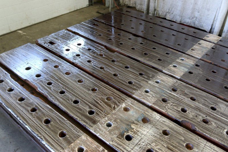 181&#039; X 86&#039; T SLOTTED FLOOR PLATE: STOCK #70834