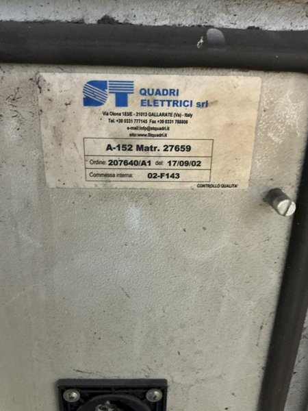 6" X 6" X 5/8" FICEP MODEL #A152 CNC ANGLE LINE PUNCH &amp; SHEAR 2003: YOBRO #25246