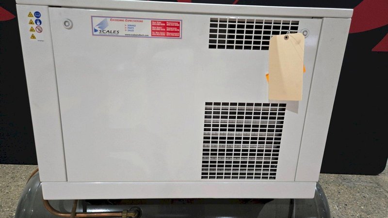 GARDNER DENVER HER7F-8 RECIPROCATING AIR COMPRESSOR 7.5HP 80GAL USED