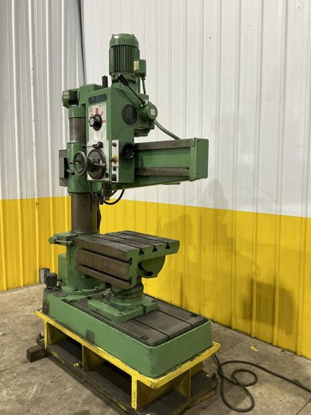 3' X 9" WILLIS BERGO BERGONZI MODEL #FS870 RADIAL ARM DRILL: YOBRO #25326