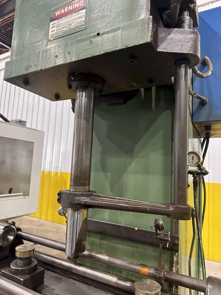 12 TON GREENERD MODEL #HCS-12-8 HYDRAULIC C-FRAME STRAIGHTENING PRESS: STOCK #20683