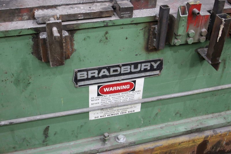 13 STANDS X 3&quot; X 44&quot; BRADBURY ROLLFORMER: STOCK #69558