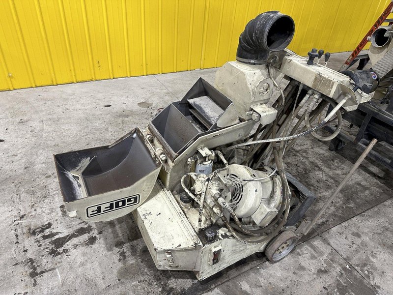 13&quot; WIDE X 15 HP GOFF MODEL #15E13 PORTABLE SURFACE &amp; FLOOR SHOT BLASTER &amp; DUST COLLECTOR: STOCK #21291