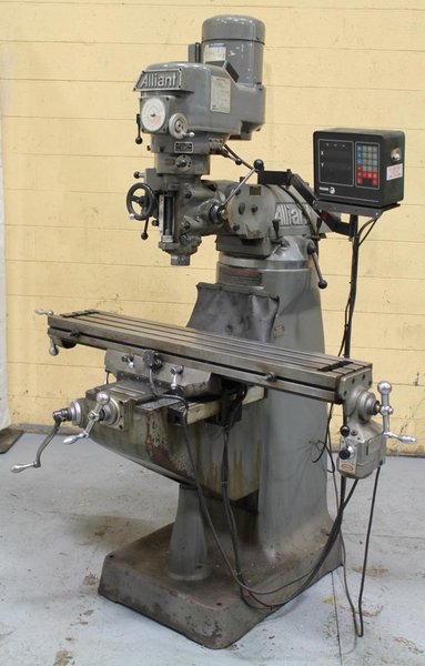 3 HP ALLIANT MODEL #RT2 VERTICAL RAM TYPE MILL: STOCK 63367