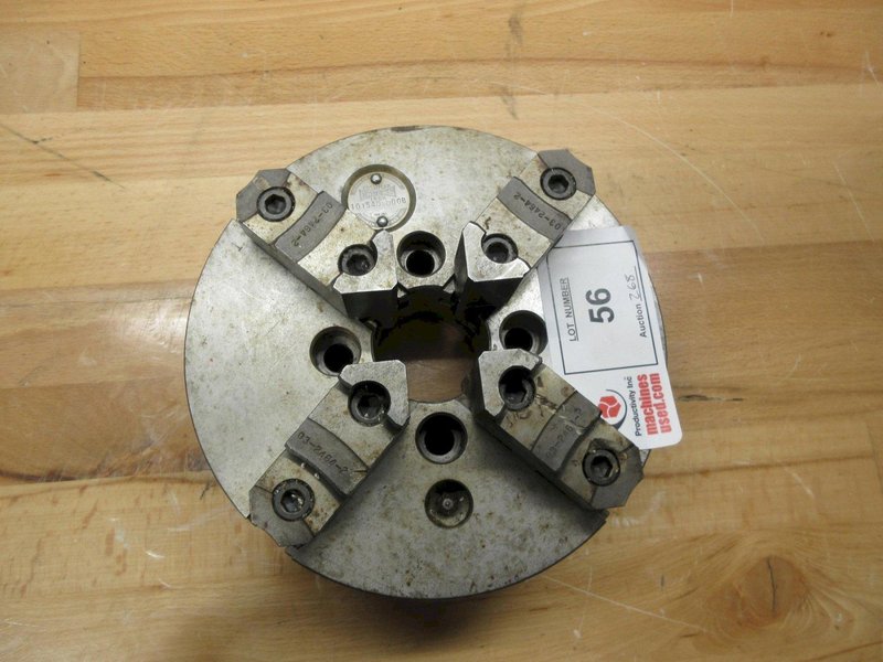 Cushman 8.25" 4-Jaw Manual Scroll Chuck Direct Mount/Bolt- Auction Item