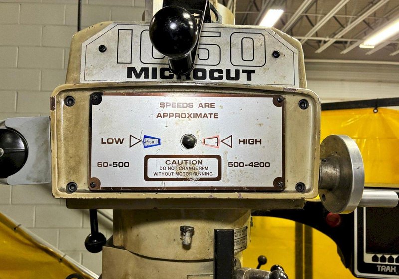 WILLIS\ MODEL #MICRO CUT 1050 CNC TRAK AGE2 CONTROL RAM TYPE MILL: YOBRO #24806