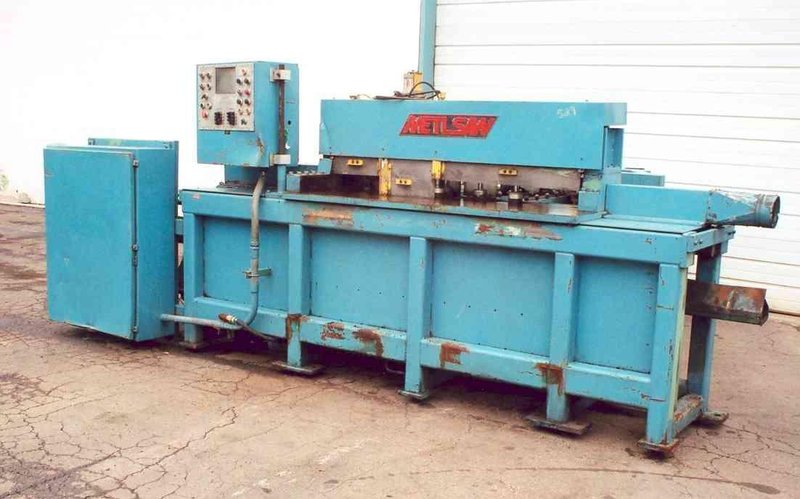 2' X 5' METLSAW AUTOMATIC TRAVERSING PLATE SAW:  STOCK #17128
