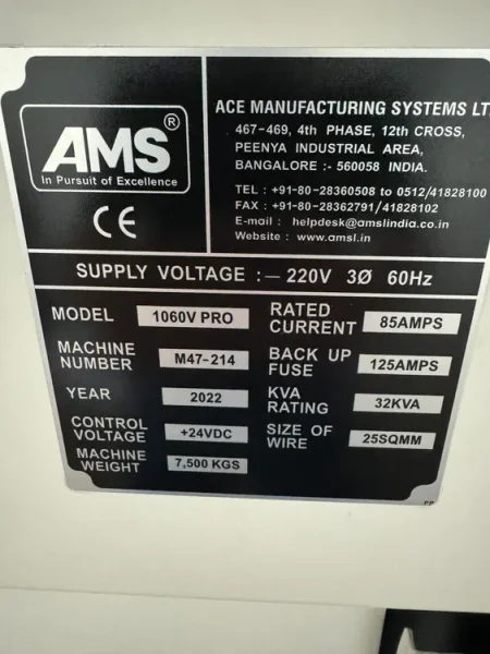 Used 2022 JTEKT TOYODA 1060V-PRO | Vertical Machining Centers