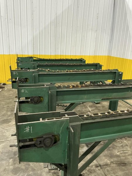 6" x 6" x 1/2" CONTROLLED AUTOMATION MODEL #ABL-74 AUTOMATIC ANGLE PUNCH &amp; SHEAR LINE: STOCK #24935