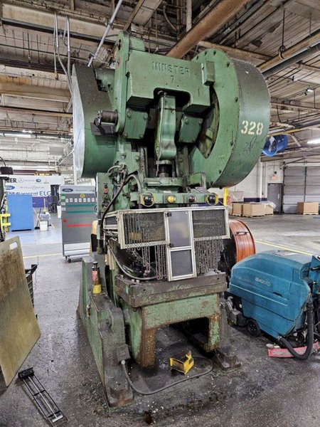 75 TON MINSTER MODEL 7 BACK GEARED OBI PRESS. STOCK # 1218825.