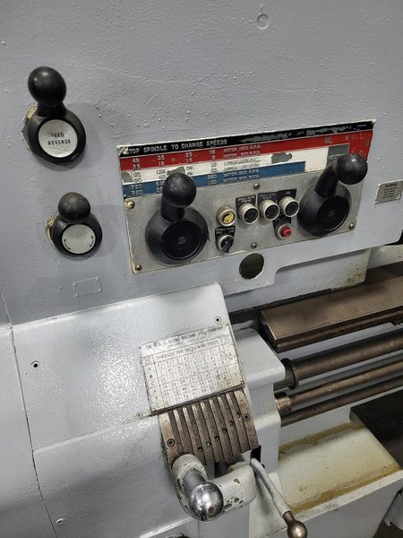 28" X 48" LEBLOND MODEL 3H ENGINE LATHE, 2-1/2" SPINDLE HOLE: YOBRO #24837