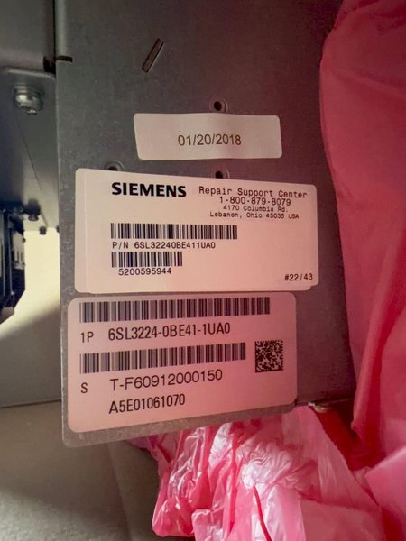 SIEMENS 110/132 KW DRIVE  -  IP 6SL3224-0BE41-1UA0