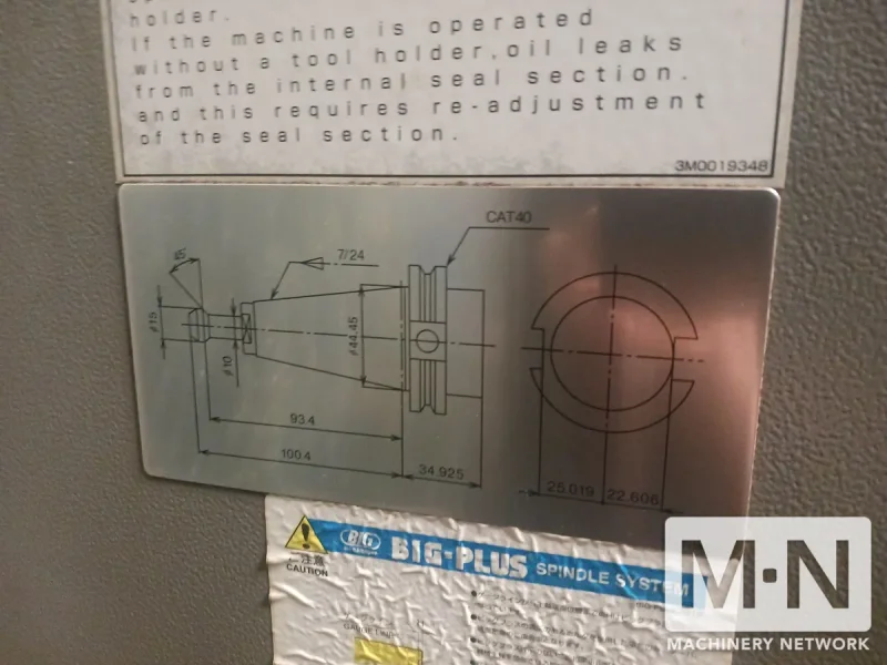 OKK HM500s/40 CNC Horizontal Machining Center