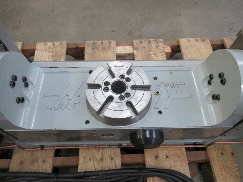 Haas TR-160 2-Axis Programmable Trunnion Table, 6.3" Rotary Platen, Sigma 1  Brushless Drives, Air Brake