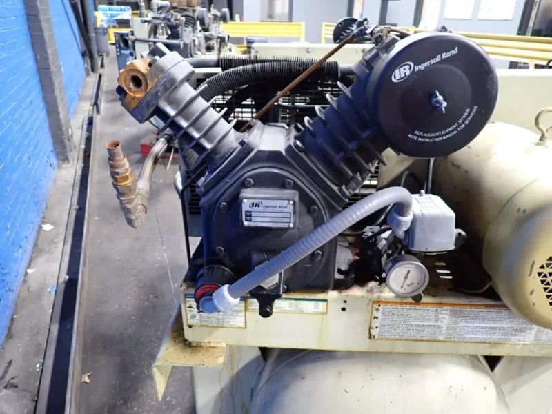 INGERSOLL RAND (2) 7.5 HP AIR COMPRESSOR  -  2-2475E7.5V-FP