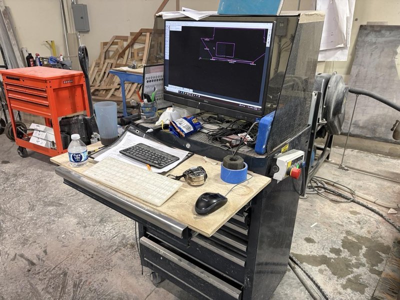 7′ x 16′ Omax Maxiem 2040 Waterjet, 2024 – 50,000 PSI, 5 Axis A-Jet Head