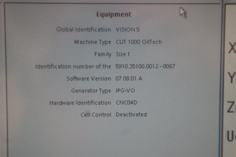 AgieCharmilles Cut 1000 Oiltech CNC Wire EDM Electrical Discharge Machine, Fire Suppression, IPG-VO Generator, Dual Wire Spool Auto Threading