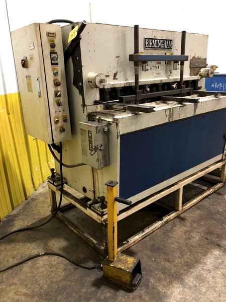 48" X 3/16" BIRMINGHAM MODEL #H-0445 HYDRAULIC SHEAR: STOCK #16941