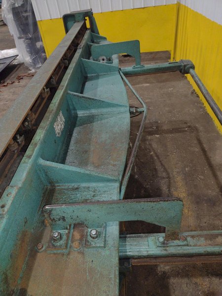 10' X 16 GAUGE WYSONG MODEL #A-120-HD MECHANICAL PNEUMATIC AIR POWER SHEAR: STOCK #18736